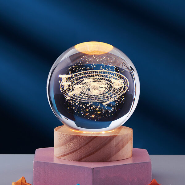 Crystal Ball 3D Night Lamp - Image 4