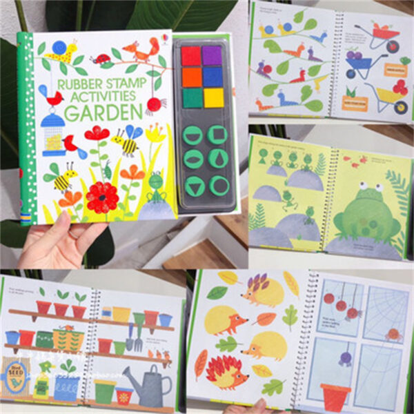 Kids Stamp Game Finger Coloring Book