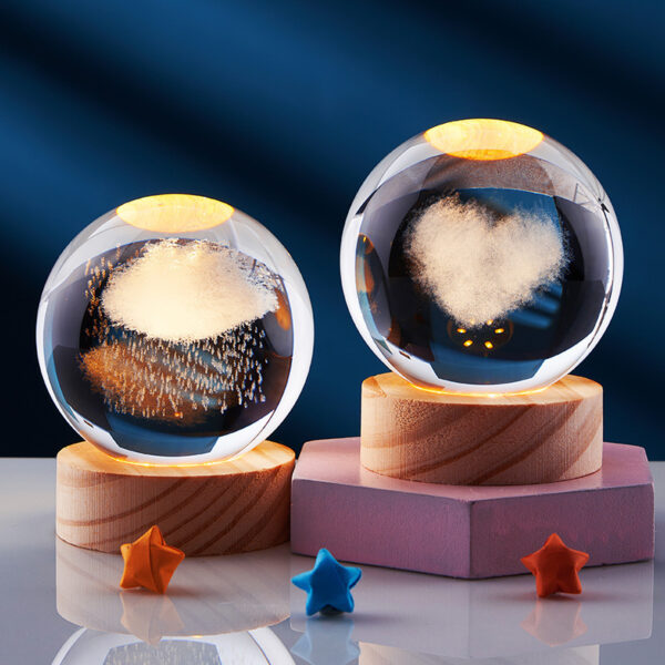 Crystal Ball 3D Night Lamp - Image 10