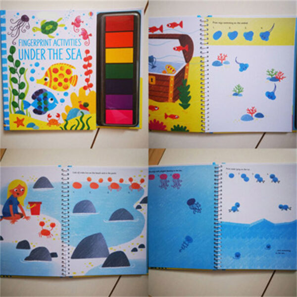 Kids Stamp Game Finger Coloring Book - Image 2
