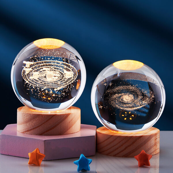 Crystal Ball 3D Night Lamp - Image 3