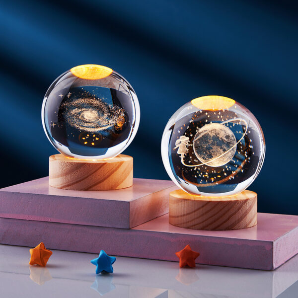 Crystal Ball 3D Night Lamp - Image 8