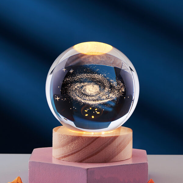 Crystal Ball 3D Night Lamp - Image 2