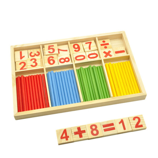 Wooden Montessori early education math toys - Image 2