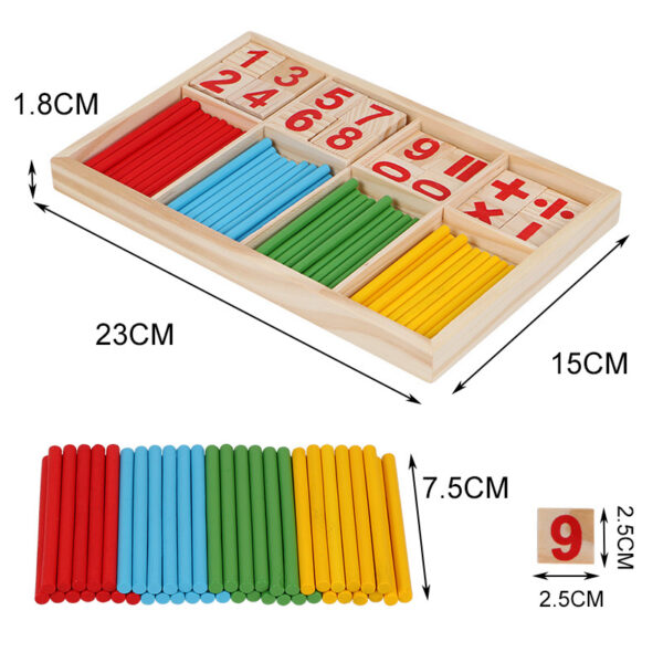 Wooden Montessori early education math toys - Image 7